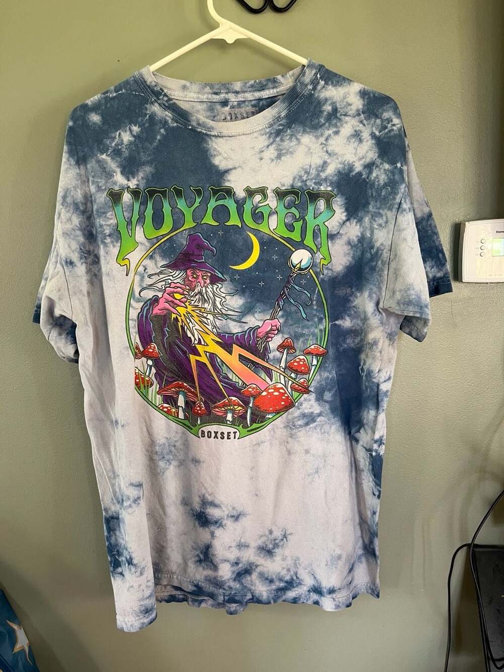 Boxset Voyager Wizard Mushroom Tie Dye T-Shirt Large